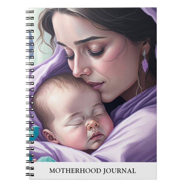 Cuaderno Novedades de mamá y bebé: Keepsake Journal (Frente)