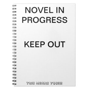 Cuaderno Novela en Progreso-Blanco