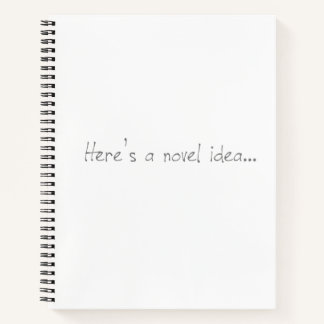 Cuaderno Novela Idea Bloc de notas enlazado en espiral