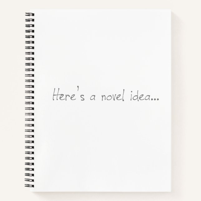 Cuaderno Novela Idea Bloc de notas enlazado en espiral (Anverso)