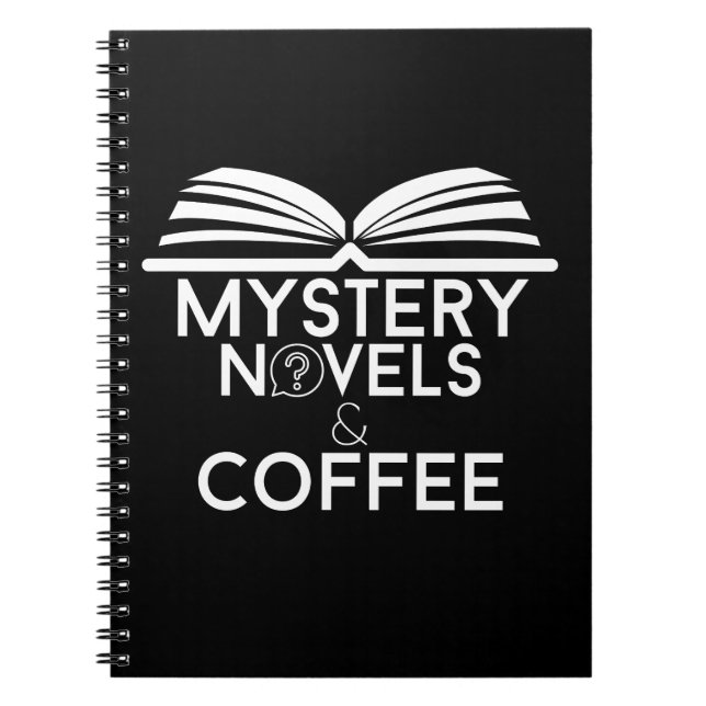 Cuaderno Novelas de Misterio y Café (Frente)