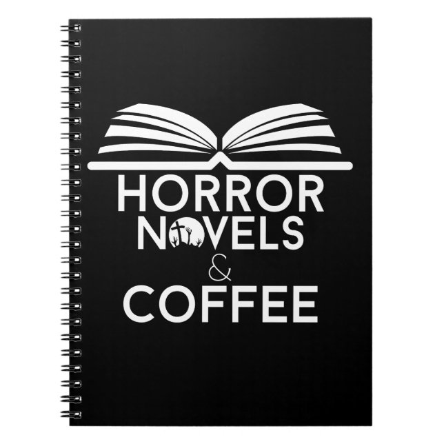 Cuaderno Novelas de Terror y Café (Frente)