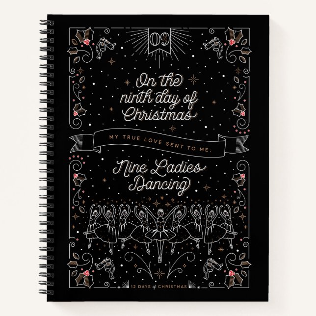 Cuaderno Noveno día de Navidades Sketchbook Blank (Anverso)