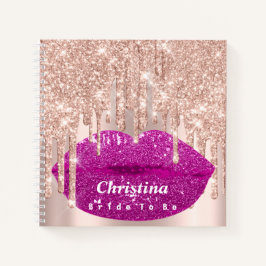 Cuaderno Novia a ser dulce 16ª princesa rosada labios de ma