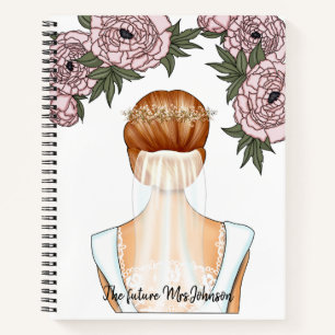 Cuaderno Novia a ser - Futura Sra. Notebook (Novia de pelo 