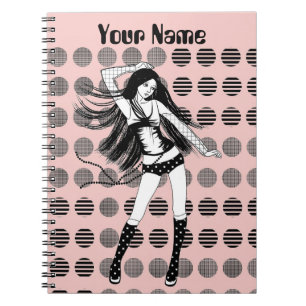 Cuaderno novia bailarina rosa