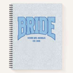 Cuaderno NOVIA Brillo Falso Varsity Compromiso Nupcial