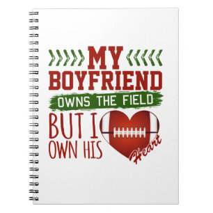 Cuaderno Novia De Fútbol Mi Novio Es Dueña Del Campo