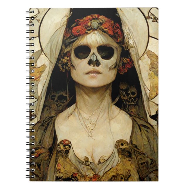 Cuaderno Novia De La Muerte Horror Gótico (Frente)