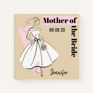 Cuaderno Novia de moda Neutral Madre de la Plaza de la Novi