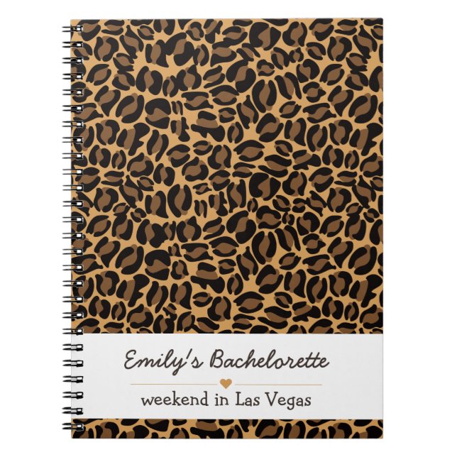 Cuaderno Novia Despedida de Soltera Elegante Estampado de L (Frente)