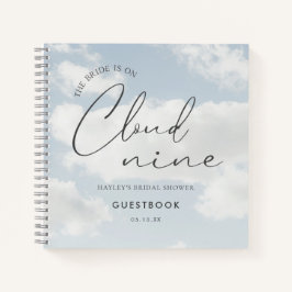 Cuaderno Novia en Cloud Nueve Bridal Shower Guestbook