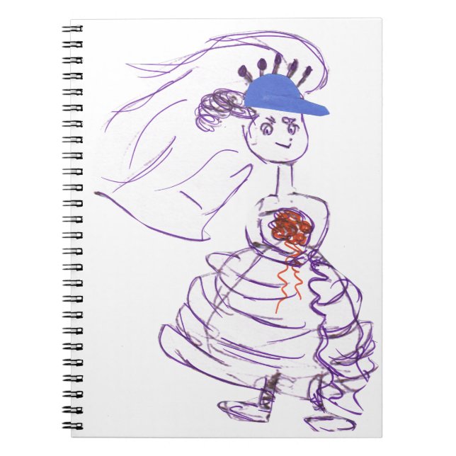 Cuaderno Novia fanática del béisbol (Frente)