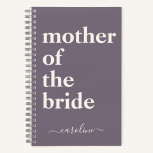 Cuaderno Novia Madre Minimalista Moderna Personalizada Ciru