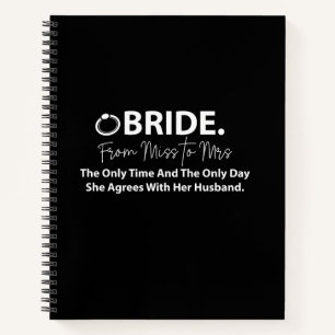 Cuaderno Novia Por Casarse 