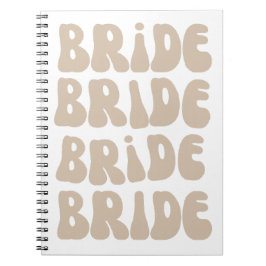 Cuaderno Novia Retro Moderna Despedida de Soltera Vintage
