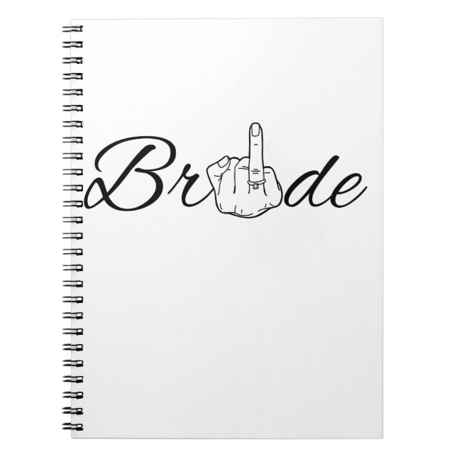 Cuaderno Novia Sra. Future Bride boda (Frente)