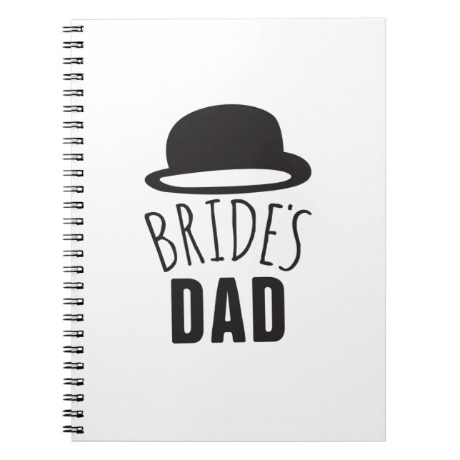 Cuaderno Novias personalizables Papá Padre de la Novia Grac (Frente)