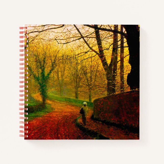Cuaderno Noviembre por la tarde Stapleton Park Grimshaw (Anverso)
