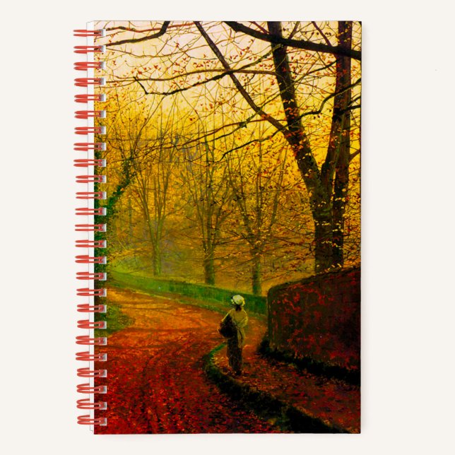 Cuaderno Noviembre por la tarde Stapleton Park Grimshaw (Anverso)