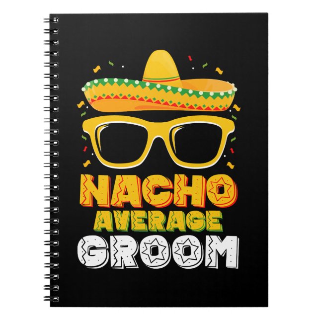 Cuaderno Novio no promedio Boda Cinco de Mayo (Frente)
