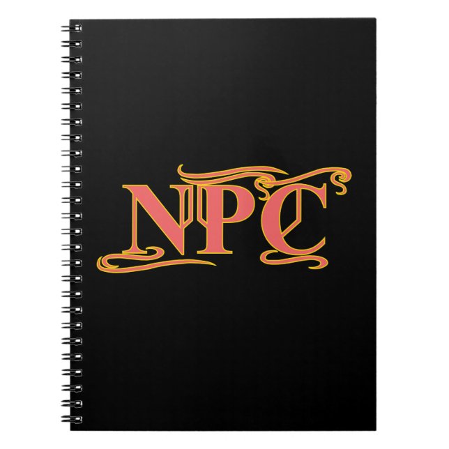 Cuaderno NPC No Maim Rob ni Matar RPG divertida (Frente)