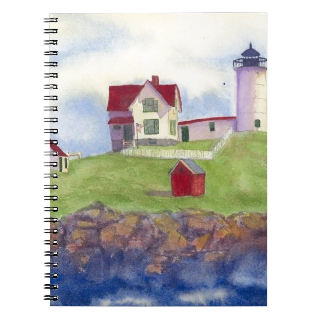 Cuaderno Nubble Light House York Maine (Frente)
