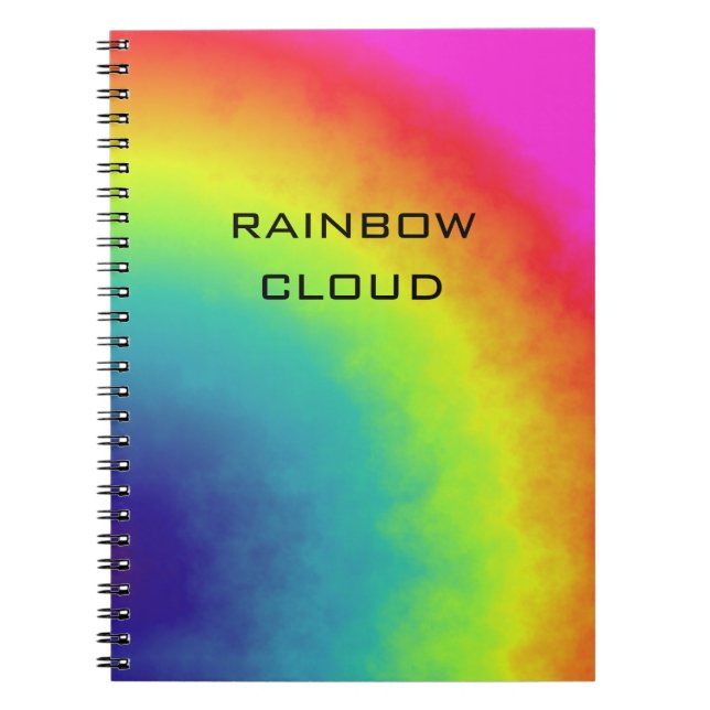 Cuaderno nube arco iris (Frente)