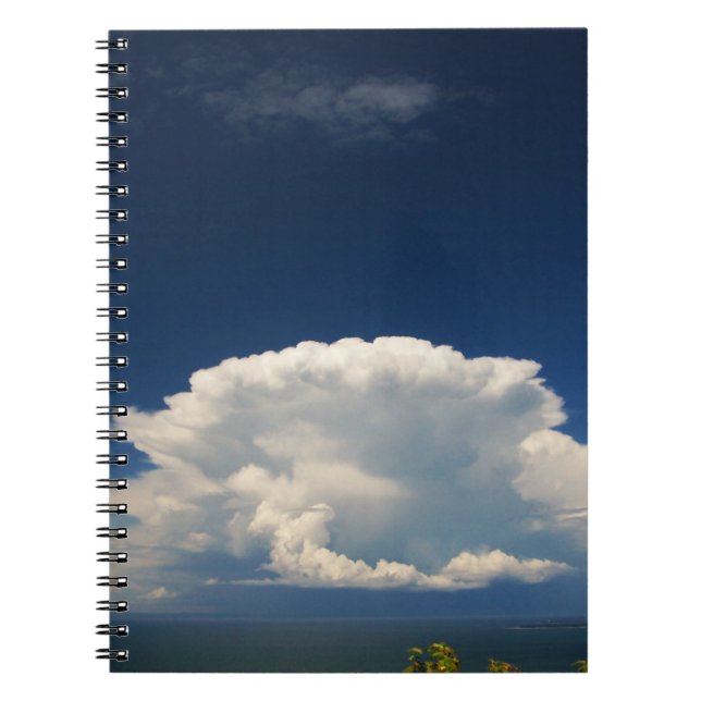 Cuaderno Nube blanca de puffy (Frente)