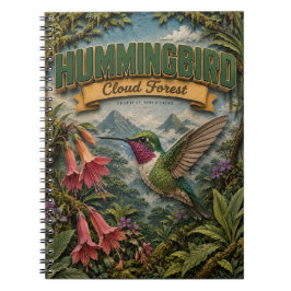 Cuaderno Nube de bosque de colibrí POPCUT