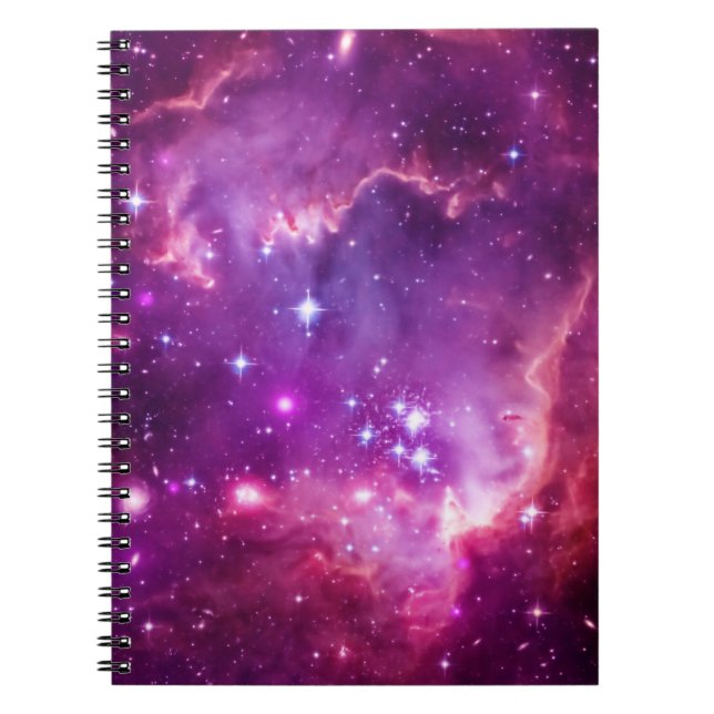 Cuaderno Nube Magallánica Púrpura Tintada Pequeña (Frente)