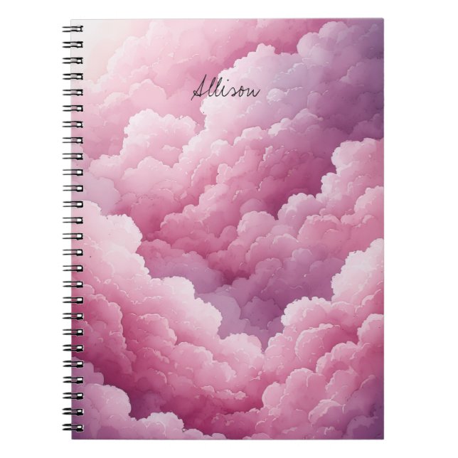 Cuaderno Nube Rosa (Frente)