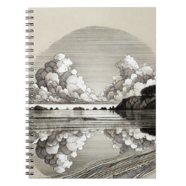 Cuaderno Nubes abstractas | Diario de bloc de notas