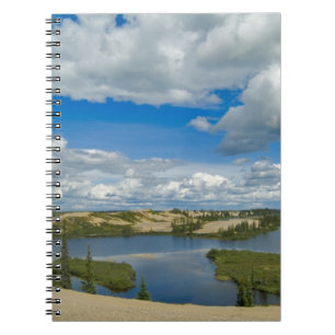 Cuaderno Nubes cúmulus flotan sobre lagos, Noroeste