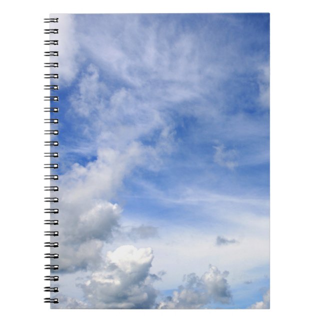Cuaderno Nubes de cielo azul - Notepad (Frente)