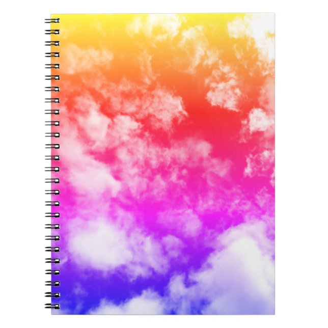Cuaderno Nubes de colores - (Frente)