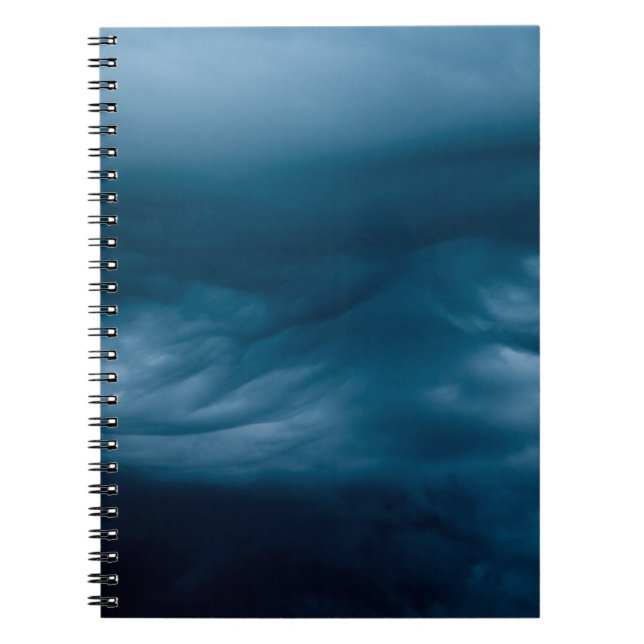 Cuaderno Nubes de cúmulos azules (Frente)