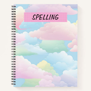 Cuaderno NUBES DE FLUFFY DE bonito