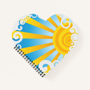 Cuaderno Nubes Giratorias Sobre Estallido de Sol
