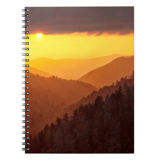 Cuaderno Nubes Llena Valle, Tennessee (Frente)