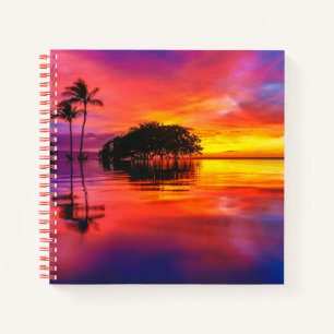 Cuaderno Nubes majestuosas y reflexión