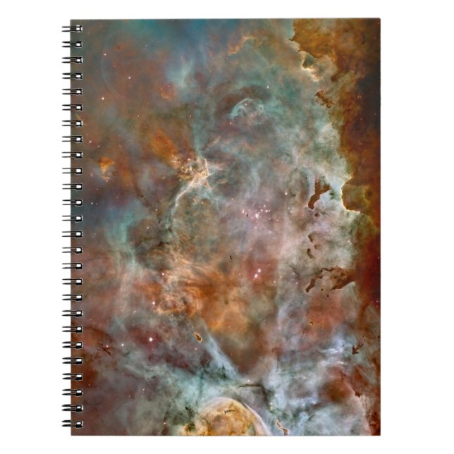 Cuaderno Nubes oscuras de Carina Nebula Hubble Space (Frente)