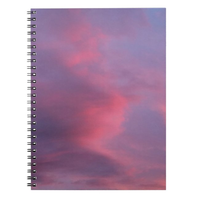 Cuaderno Nubes Rosadas Azules (Frente)