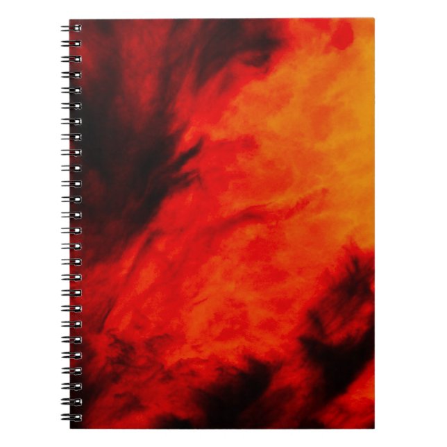 Cuaderno Nubes Tenues - Naranja (Frente)