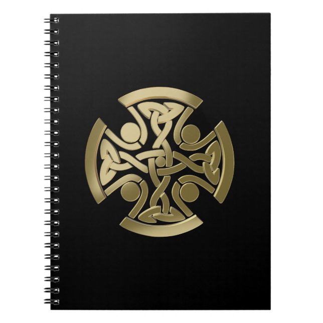 Cuaderno Nudo dorado celta (Frente)