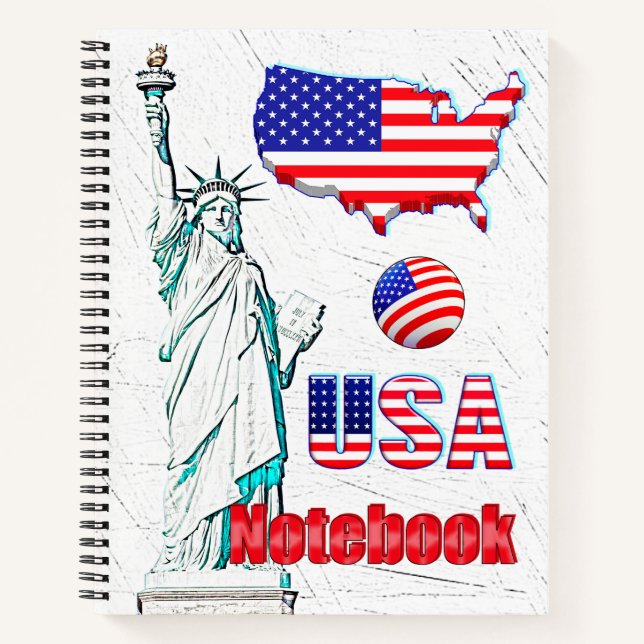 Cuaderno NUESTRA CASA - colección de diseño de EE. UU. (Anverso)