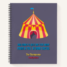 Cuaderno Nuestra familia está a sólo una tienda de campaña 