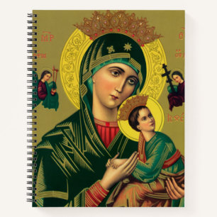 Cuaderno nuestra señora de ayuda perpetua 3 encuadernador