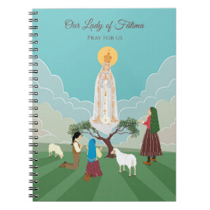 Cuaderno Nuestra Señora de Fátima y los tres pastores