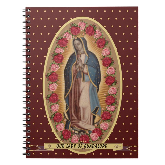 Cuaderno Nuestra Señora de Guadalupe Santa María Virgen Esp (Frente)